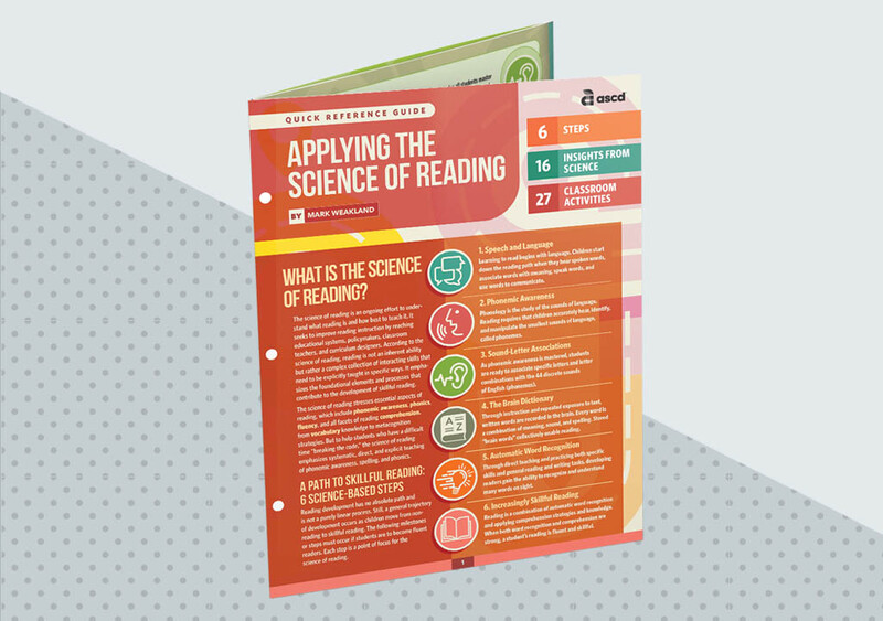 Applying the Science of Reading (Quick Reference Guide) - feature