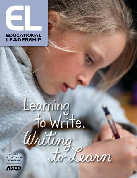 Learning to Write, Writing to Learn