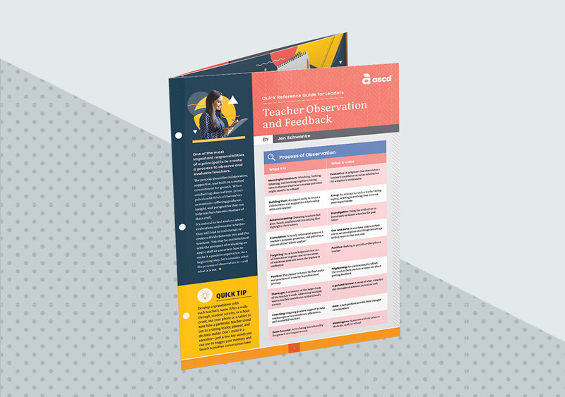 Teacher Observation and Feedback (Quick Reference Guide for Leaders) - feature